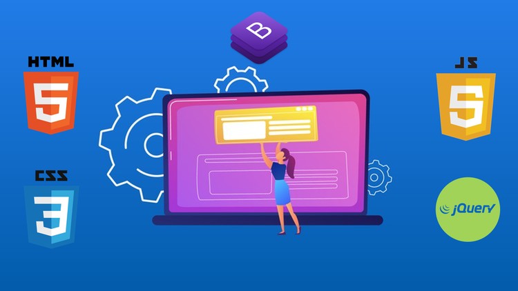 Learn HTML, CSS , JQuery And Bootstrap By Building Websites