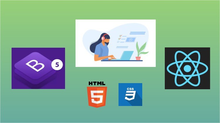 Master HTML5 Bootstrap5 & ReactJs From Scratch – CourseVania