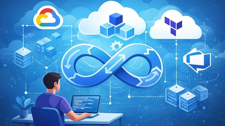 GCP DevOps- Terraform IaC & Azure DevOps CI:CD Masterclass .webp
